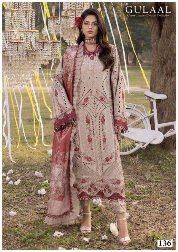 Gulaal Classy Luxury Cotton Collection Vol 14 Dress Material Wholesale Catalog Collection Supplier - Image 5