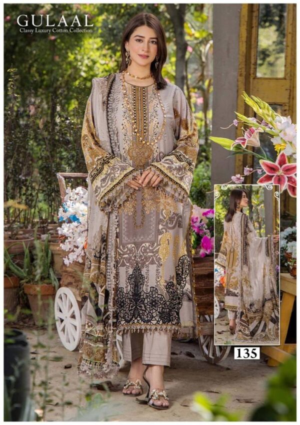 Gulaal Classy Luxury Cotton Collection Vol 14 Dress Material Wholesale Catalog Collection Supplier - Image 8