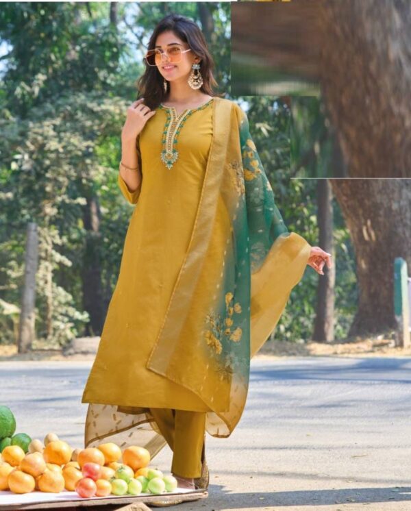 Pia 1268 Roman Shimmer Kurti Bottom With Dupatta Catalog Wholesale Collection Exporter