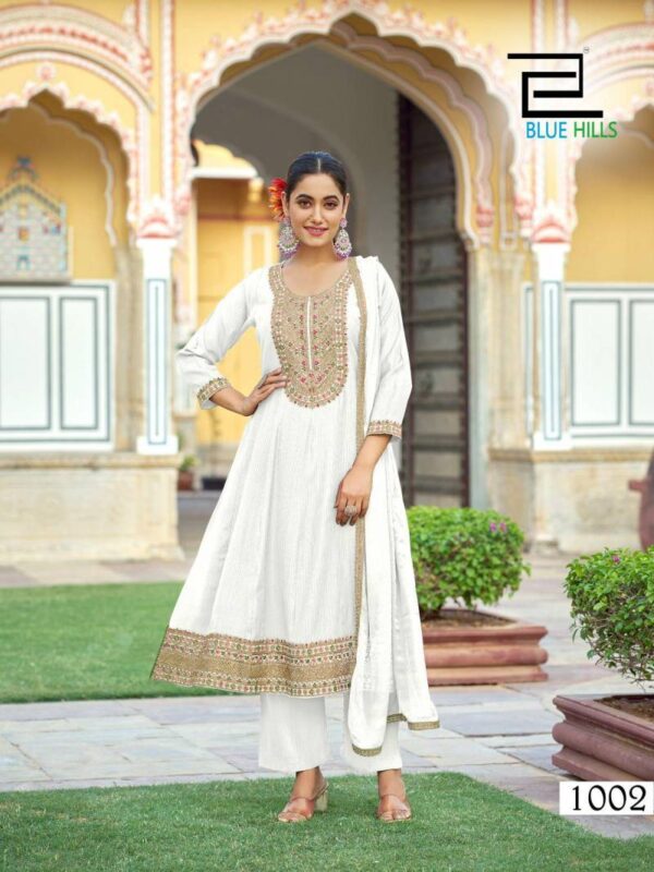 Blue Hills Mumtaz Rayon Dobby Readymade Wholesale Catalog Collection Supplier - Image 2