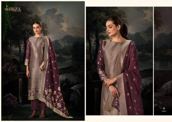Ibiza Amayra Vol 3 Banglory Silk Jacquard Salwar Kameez Wholesale Catalog Collection Supplier - Image 2