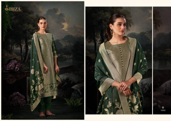 Ibiza Amayra Vol 3 Banglory Silk Jacquard Salwar Kameez Wholesale Catalog Collection Supplier - Image 4