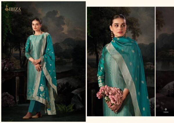 Ibiza Amayra Vol 3 Banglory Silk Jacquard Salwar Kameez Wholesale Catalog Collection Supplier - Image 5