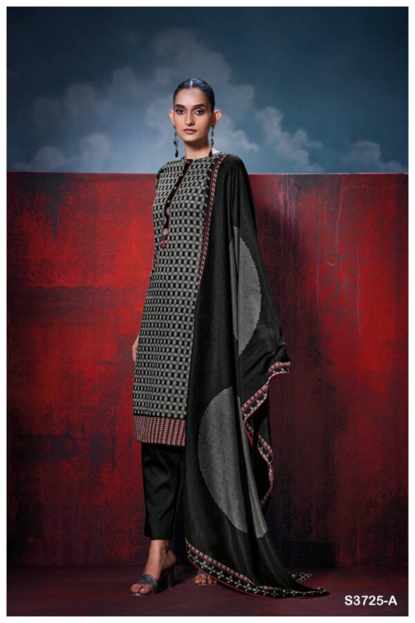 Ganga Kiyana Cotton Satin Printed Salwar Kameez Wholesale Catalog Collection Supplier - Image 2