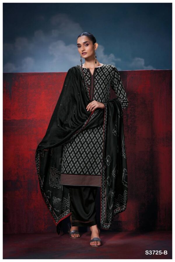Ganga Kiyana Cotton Satin Printed Salwar Kameez Wholesale Catalog Collection Supplier - Image 4