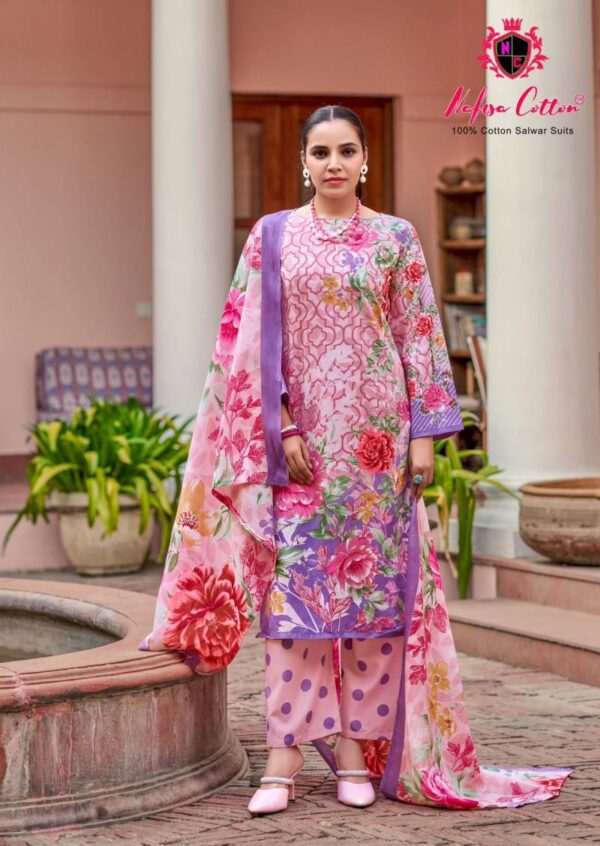 Nafisa Majestic Soft Cotton Digital Printed Dress Material Wholesale Catalog Collection Supplier - Image 4