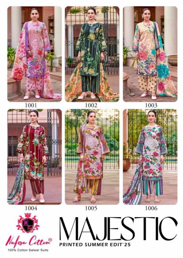 Nafisa Majestic Soft Cotton Digital Printed Dress Material Wholesale Catalog Collection Supplier - Image 8