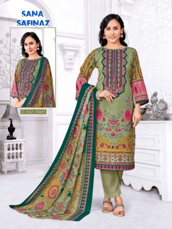 Ganesha Sana Safinaz Vol 05 Cotton Digital Dress Material Wholesale Catalog Collection Supplier - Image 4