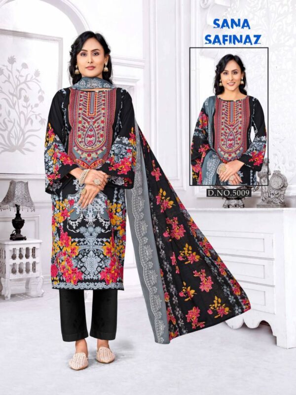 Ganesha Sana Safinaz Vol 05 Cotton Digital Dress Material Wholesale Catalog Collection Supplier - Image 8