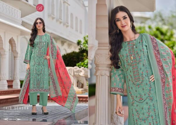 Belliza Bin Saeed Vol 8 Cotton Digital Printed Dress Material Wholesale Catalog Collection Supplier - Image 8