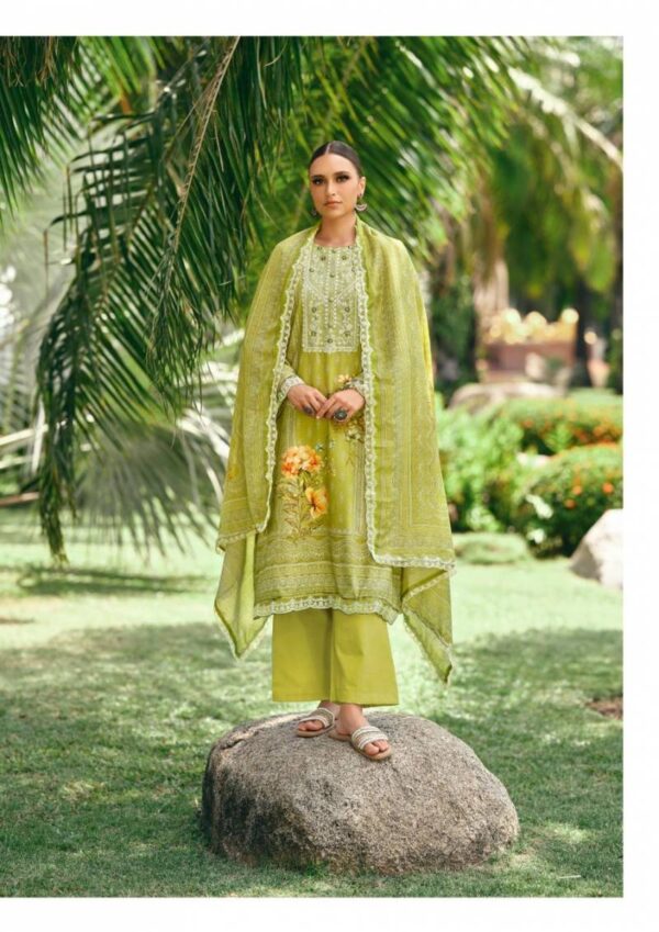 Hermitage Amahle Embroidered Fancy Dress Material Wholesale Catalog Collection Exporter - Image 4