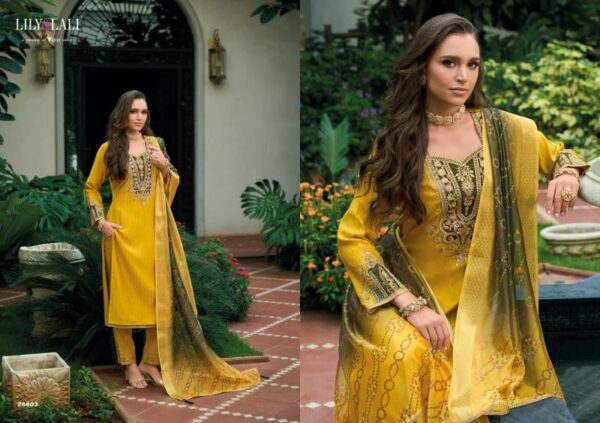 Lily And Lali Sajawat Viscose Kurti Bottom With Dupatta Wholesale Catalog Collection Supplier - Image 5