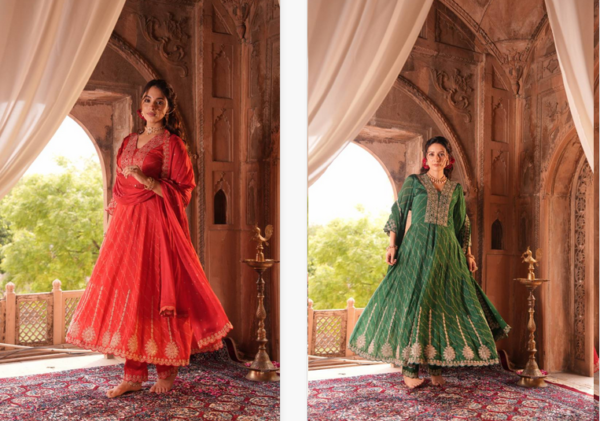 Tanyaa P 416 Chinon Kurti Bottom With Dupatta Wholesale Catalog Collection Supplier - Image 7