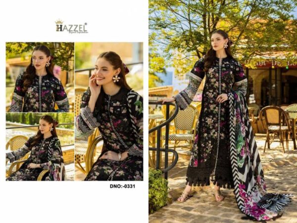 Hazzel Maria B Kirdar Vol 1 Chiffon Dupatta Embroidered Pakistani Suit Wholesale Catalog Collection Supplier - Image 2