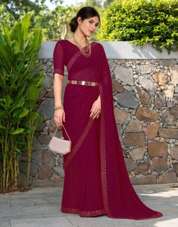 Meera 283 Beautiful Rangoli Silk Party Wear Sarees Wholesale Catalog Collection Exporter - Image 4