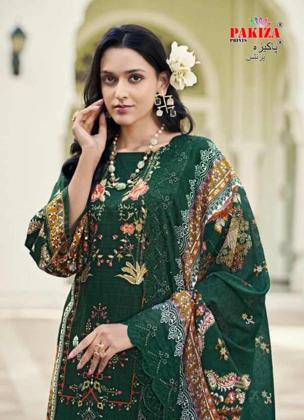 Pakiza Himsa Vol 60 Lawn Cotton Printed Dress Material Wholesale Catalog Collection Exporter