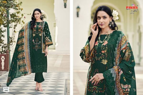 Pakiza Himsa Vol 60 Lawn Cotton Printed Dress Material Wholesale Catalog Collection Exporter - Image 3