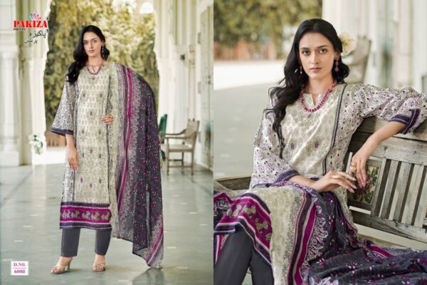 Pakiza Himsa Vol 60 Lawn Cotton Printed Dress Material Wholesale Catalog Collection Exporter - Image 7
