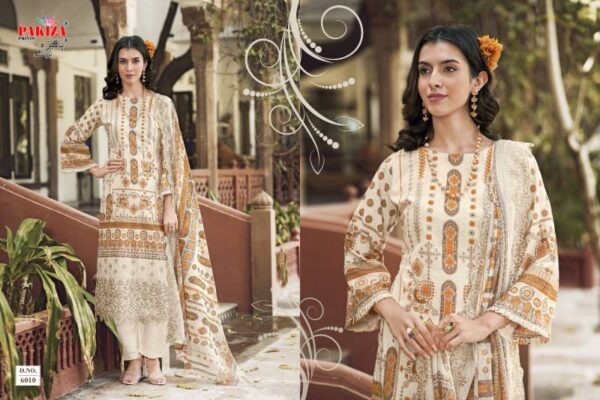 Pakiza Himsa Vol 60 Lawn Cotton Printed Dress Material Wholesale Catalog Collection Exporter - Image 9