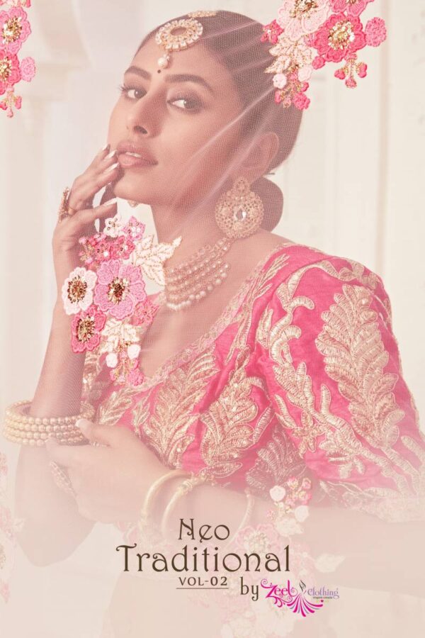 Zeel Neo Traditional Vol 2 Designer Lehenga Choli Wholesale Catalog Collection Exporter