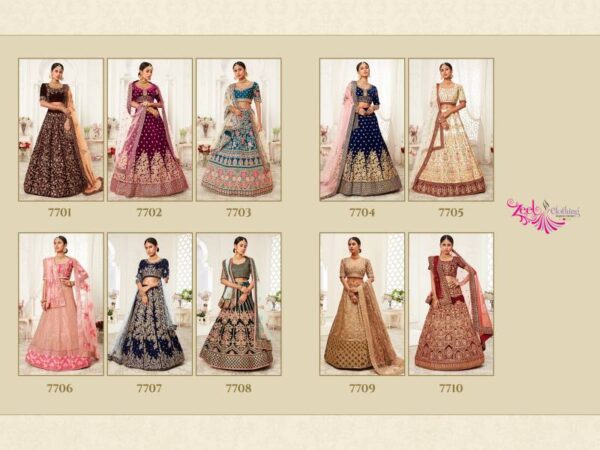 Zeel Neo Traditional Vol 2 Designer Lehenga Choli Wholesale Catalog Collection Exporter - Image 12