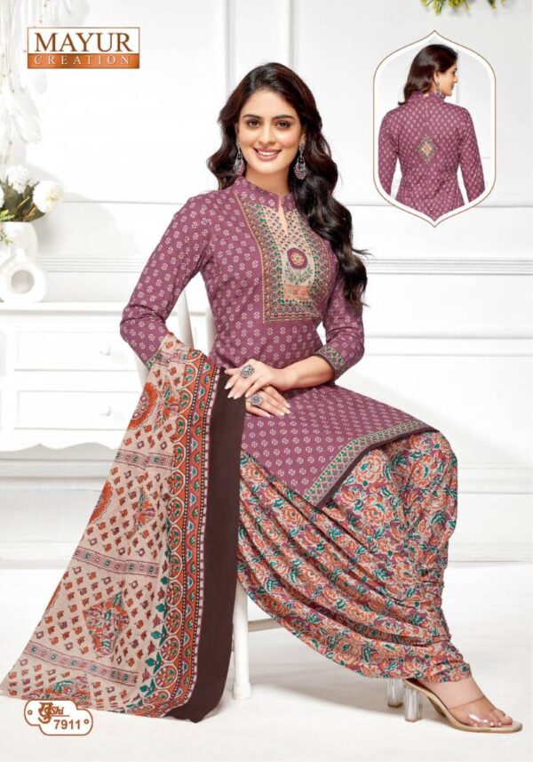 Mayur Khushi Vol 79 Cotton Patiyala Dress Material Catalog Wholesale Collection Exporter