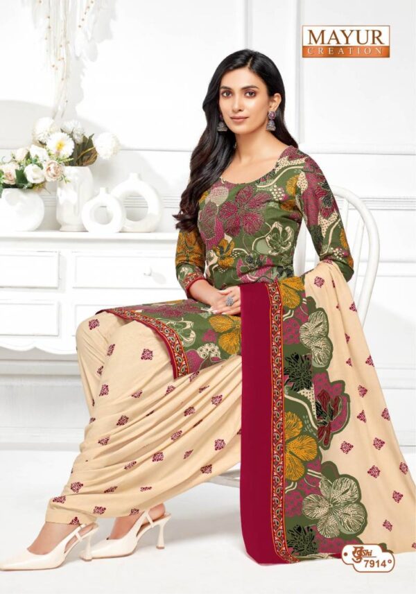 Mayur Khushi Vol 79 Cotton Patiyala Dress Material Catalog Wholesale Collection Exporter - Image 2