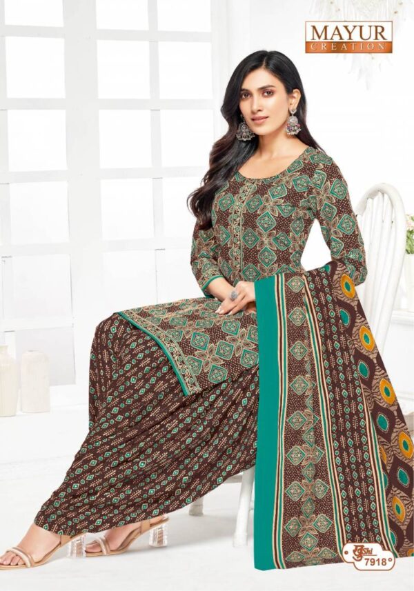 Mayur Khushi Vol 79 Cotton Patiyala Dress Material Catalog Wholesale Collection Exporter - Image 4