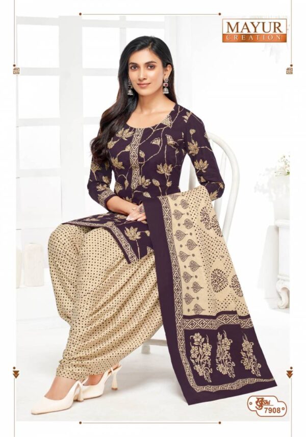 Mayur Khushi Vol 79 Cotton Patiyala Dress Material Catalog Wholesale Collection Exporter - Image 5