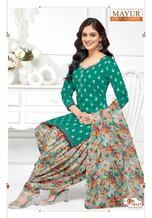 Mayur Khushi Vol 79 Cotton Patiyala Dress Material Catalog Wholesale Collection Exporter - Image 9