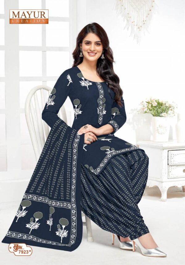 Mayur Khushi Vol 79 Cotton Patiyala Dress Material Catalog Wholesale Collection Exporter - Image 12