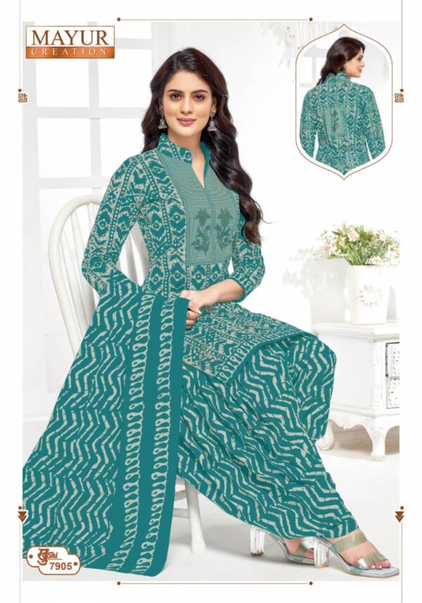Mayur Khushi Vol 79 Cotton Patiyala Dress Material Catalog Wholesale Collection Exporter - Image 13