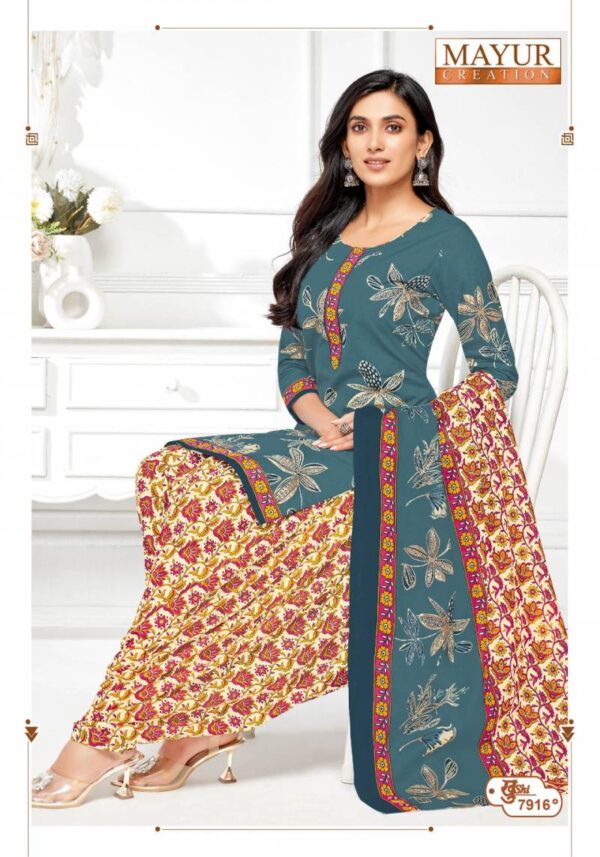 Mayur Khushi Vol 79 Cotton Patiyala Dress Material Catalog Wholesale Collection Exporter - Image 14