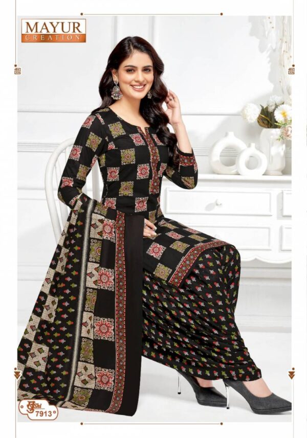 Mayur Khushi Vol 79 Cotton Patiyala Dress Material Catalog Wholesale Collection Exporter - Image 17