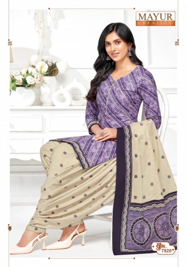 Mayur Khushi Vol 79 Cotton Patiyala Dress Material Catalog Wholesale Collection Exporter - Image 18