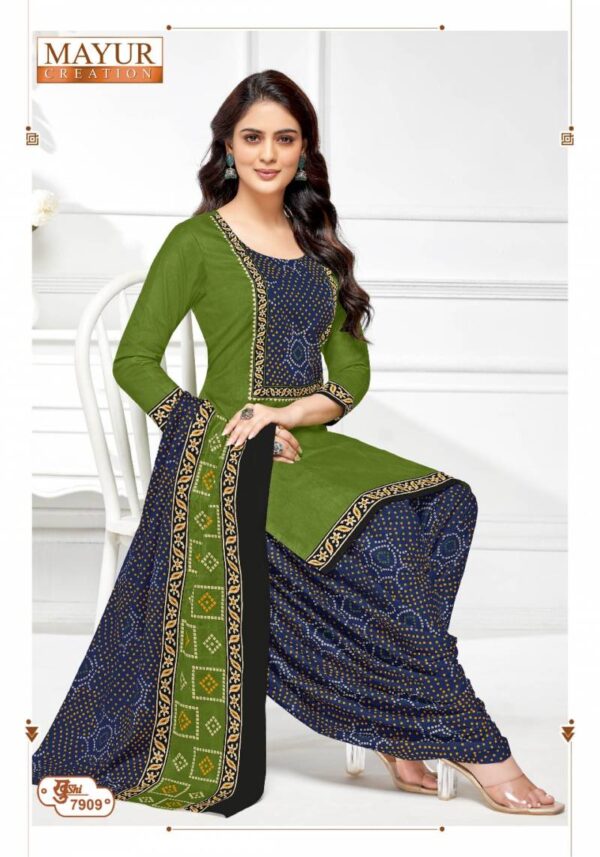 Mayur Khushi Vol 79 Cotton Patiyala Dress Material Catalog Wholesale Collection Exporter - Image 19