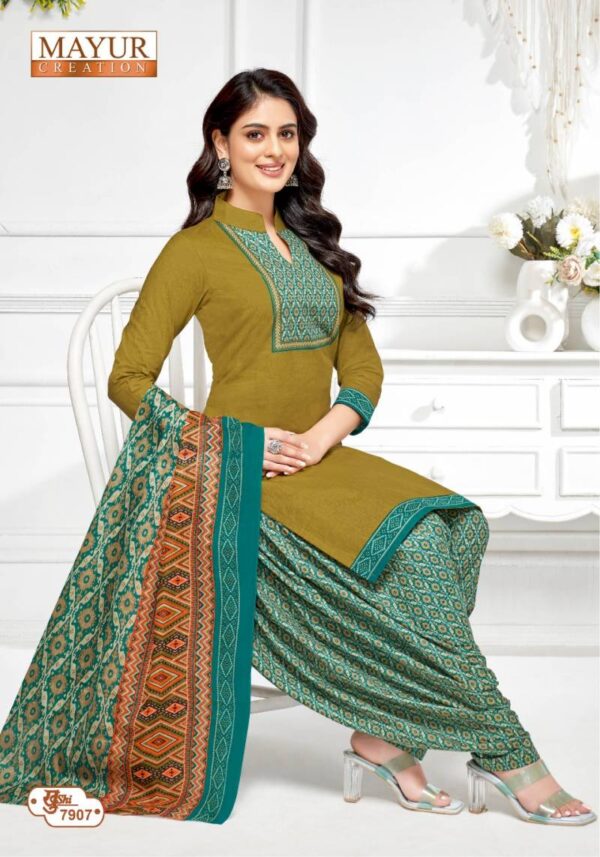 Mayur Khushi Vol 79 Cotton Patiyala Dress Material Catalog Wholesale Collection Exporter - Image 21