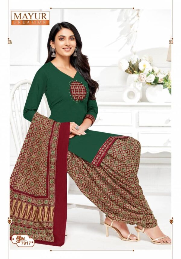 Mayur Khushi Vol 79 Cotton Patiyala Dress Material Catalog Wholesale Collection Exporter - Image 22