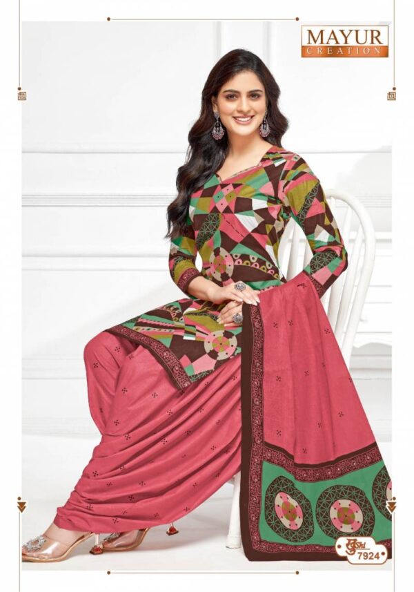 Mayur Khushi Vol 79 Cotton Patiyala Dress Material Catalog Wholesale Collection Exporter - Image 24