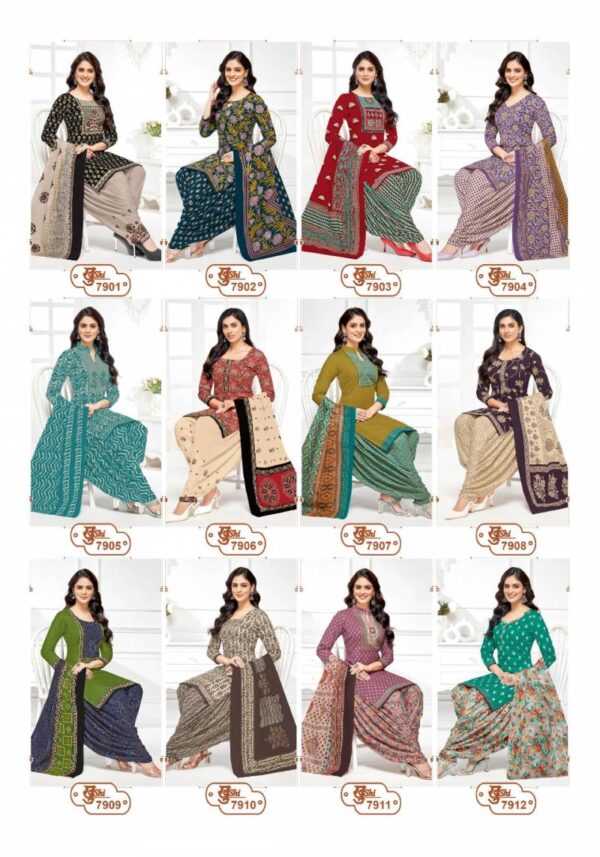 Mayur Khushi Vol 79 Cotton Patiyala Dress Material Catalog Wholesale Collection Exporter - Image 25