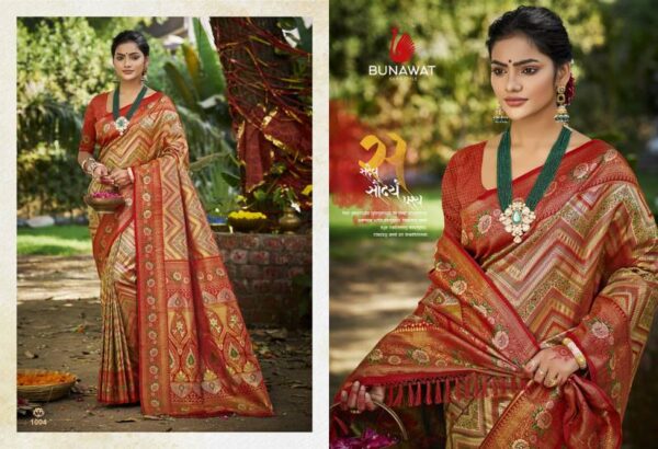 Bunawat Chaturi Silk Dharmavaram Fancy Sarees Wholesale Catalog Collection Exporter - Image 4