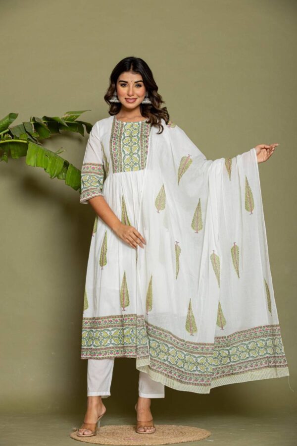 Nityaa F 16 Mul Cotton Block Printed Readymade Wholesale Catalog Collection Exporter