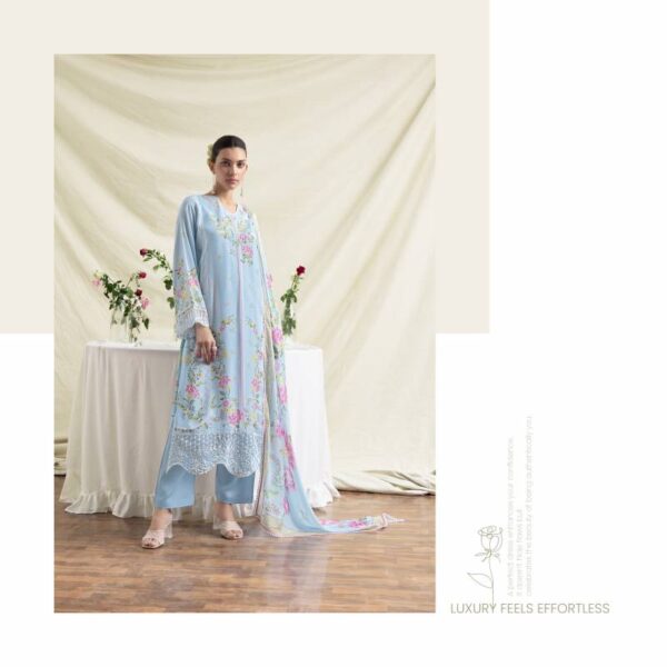 Kimora Sohni Grace Maslin Digital Printed Salwar Suits Wholesale Catalog Collection Supplier - Image 4