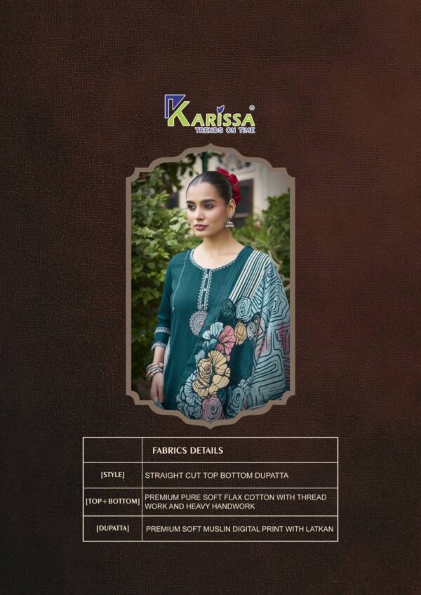 Karissa Sania Cotton Thread Work Kurti Bottom With Dupatta Wholesale Catalog Collection Supplier - Image 6