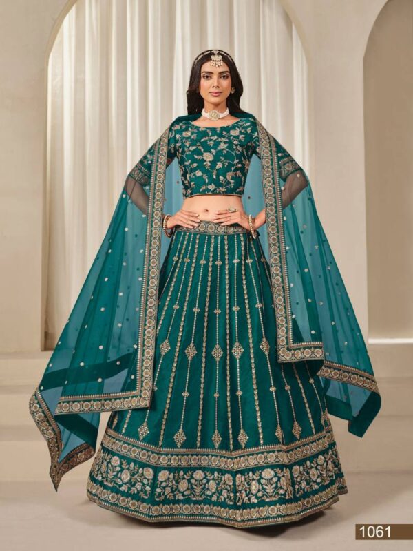 Mehvish Mohini Vol 1 Art Silk Designer Lehenga Choli Wholesale Catalog Collection Exporter - Image 3