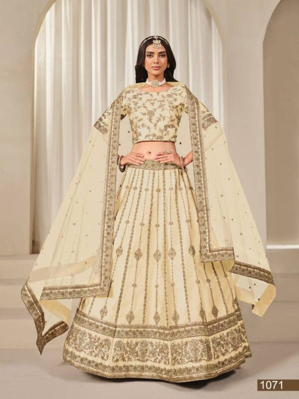 Mehvish Mohini Vol 1 Art Silk Designer Lehenga Choli Wholesale Catalog Collection Exporter - Image 4