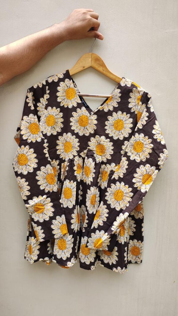 Naisha Peplum Top Pure Cotton Sanganeri Printed Tops Catalog Wholesale Collection Exporter - Image 38