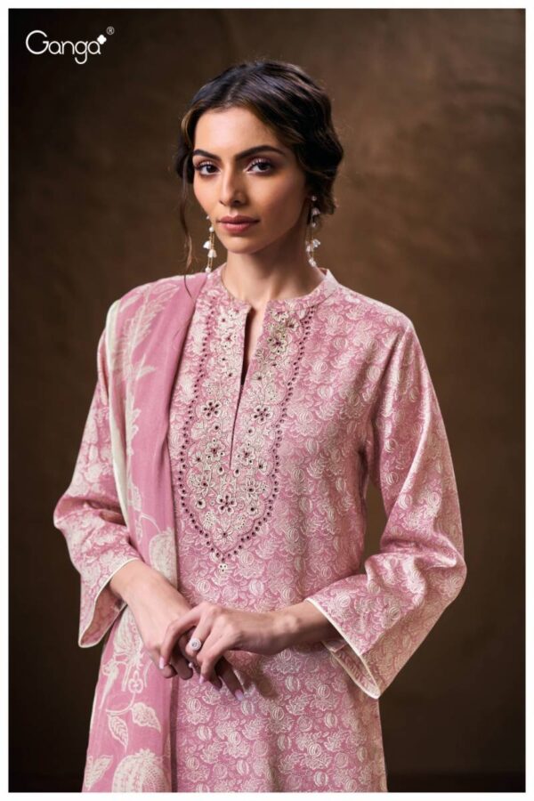 Ganga Annie Cotton Printed Embroidered Salwar Kameez Wholesale Catalog Collection Exporter