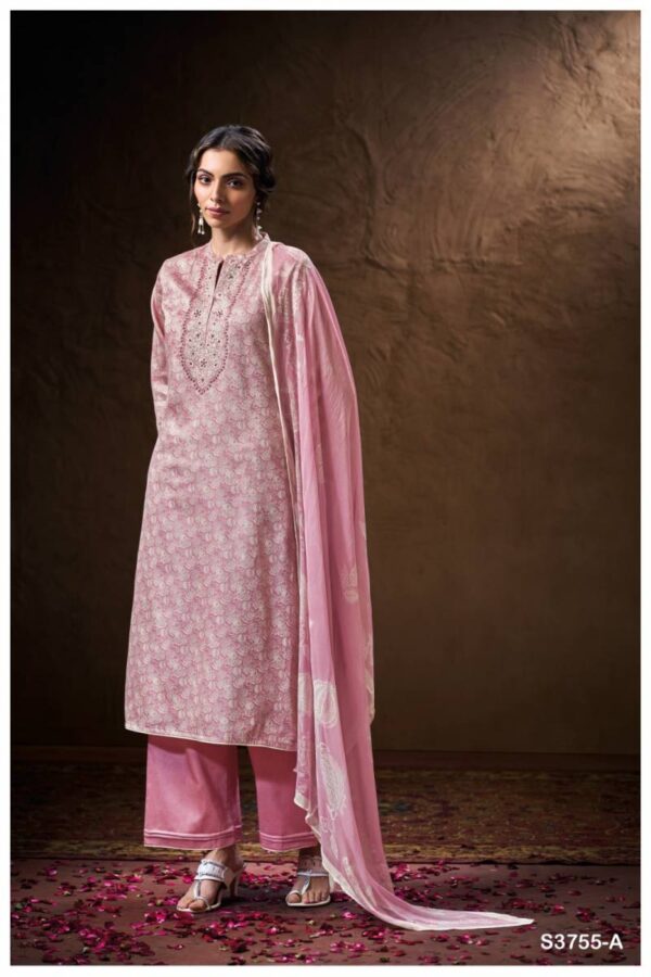 Ganga Annie Cotton Printed Embroidered Salwar Kameez Wholesale Catalog Collection Exporter - Image 2