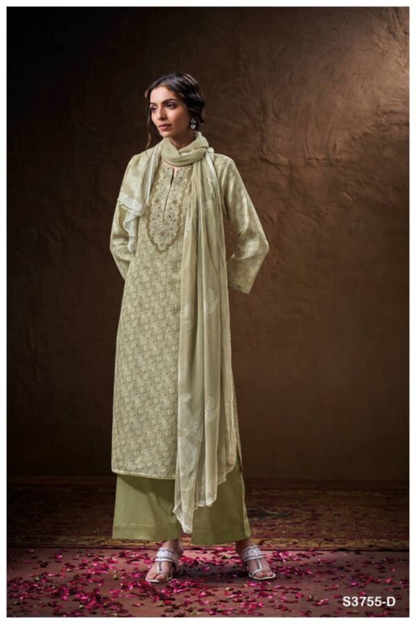 Ganga Annie Cotton Printed Embroidered Salwar Kameez Wholesale Catalog Collection Exporter - Image 6